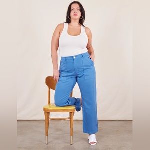 Big bud press work pants blue 3xl OLD SIZING